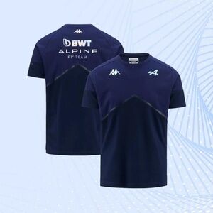 Kappa BWT Alpine F1 Team Supporter T-Shirt - Blue - men's size large